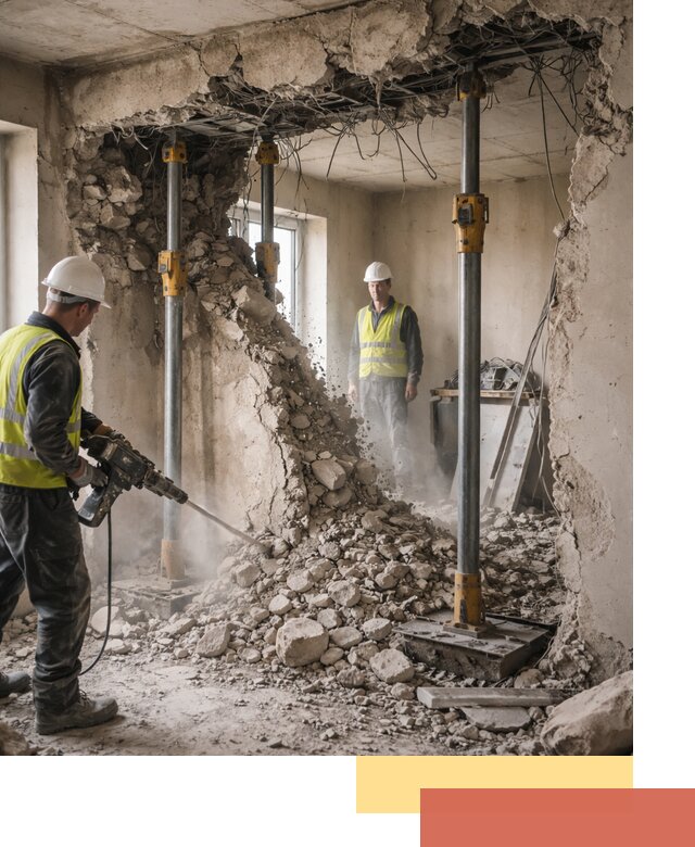 Снос несущих стен в Усть-куте с гарантией безопасности и качества