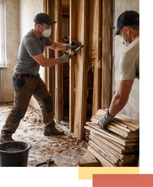 Демонтаж деревянных перегородок в Усть-куте быстро и аккуратно