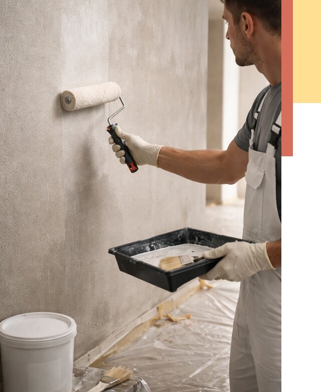 Грунтовка стен в Усть-куте от 2265 руб. м2 — быстро, недорого, с материалом | ОТДЕЛОЧНИК-Утк