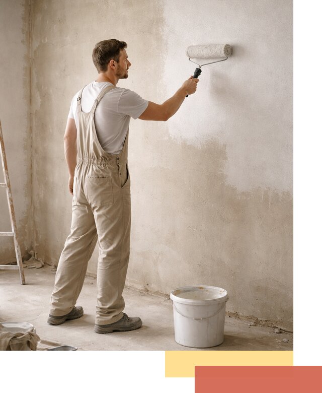 Грунтовка стен под отделку в Усть-куте профессиональным раствором
