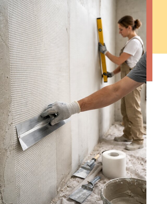 Армирование стен стеклосеткой в Усть-куте от 3295 руб. под ключ | ОТДЕЛОЧНИК-Утк