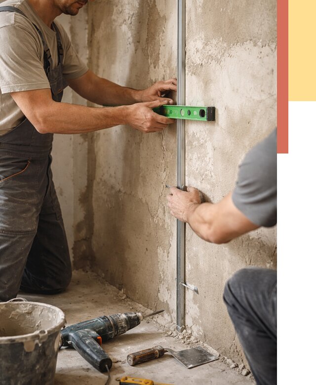 Установка штукатурных маяков в Усть-куте от 7208 руб. — быстро и недорого | ОТДЕЛОЧНИК-Утк