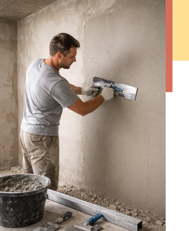 Штукатурка стен без маяков в Усть-куте от 7414 руб/м2 — услуги и цена | ОТДЕЛОЧНИК-Утк