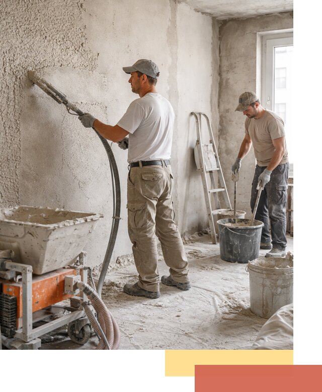 Машинная штукатурка стен в Усть-куте — быстро и качественно