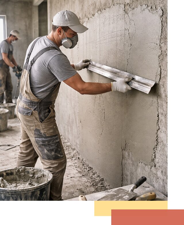 Штукатурка бетонных стен в Усть-куте качественно и долговечно