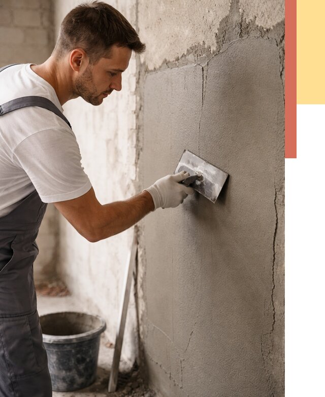 Штукатурка стен под плитку в Усть-куте от 4325 руб./м2 — выравнивание под плитку | ОТДЕЛОЧНИК-Утк