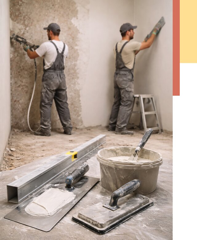 Штукатурка стен под обои в Усть-куте от 4634 руб./м2 — выравнивание под обои | ОТДЕЛОЧНИК-Утк