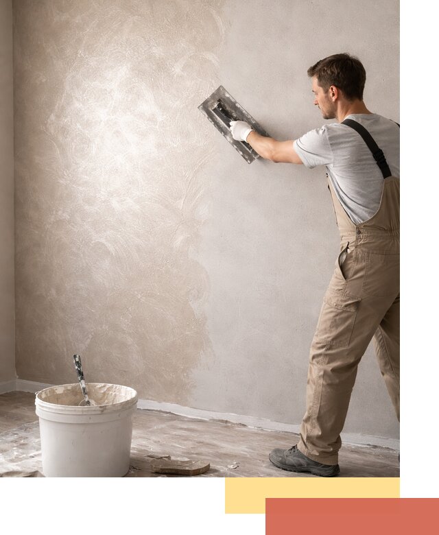 Декоративная штукатурка «Мокрый шелк» под ключ в Усть-куте