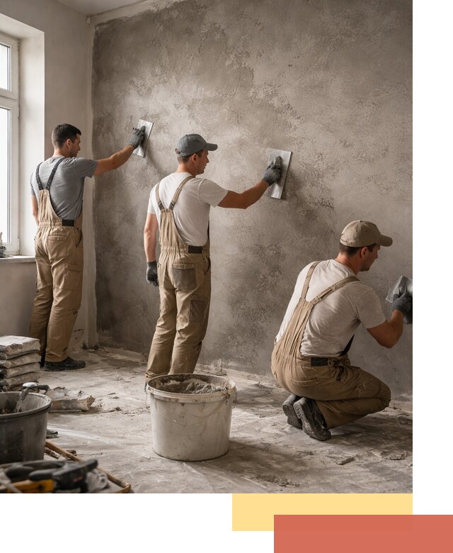 Декоративная штукатурка под бетон в Усть-куте для стен и потолков