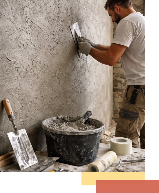 Декоративная штукатурка лофт в Усть-куте — отделка стен и потолков