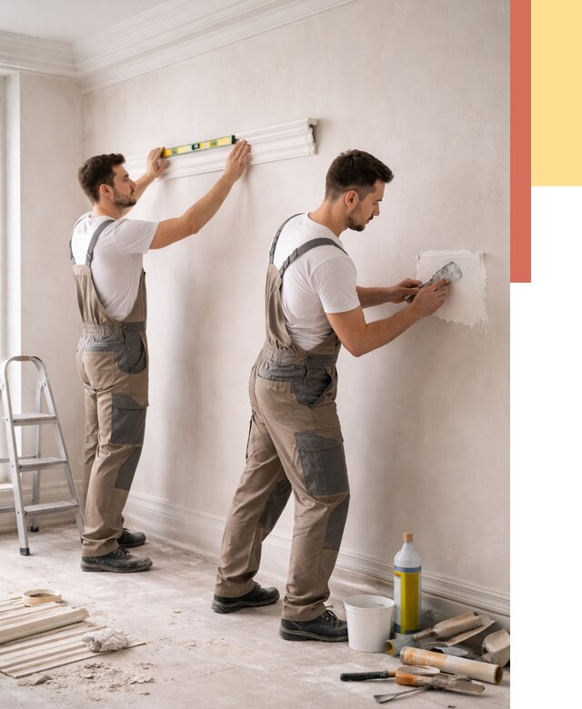 Монтаж лепнины на стены в Усть-куте от 4634 руб. — недорого, быстро | ОТДЕЛОЧНИК-Утк