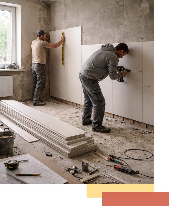 Монтаж ПВХ панелей на стены в Усть-куте качественно и быстро