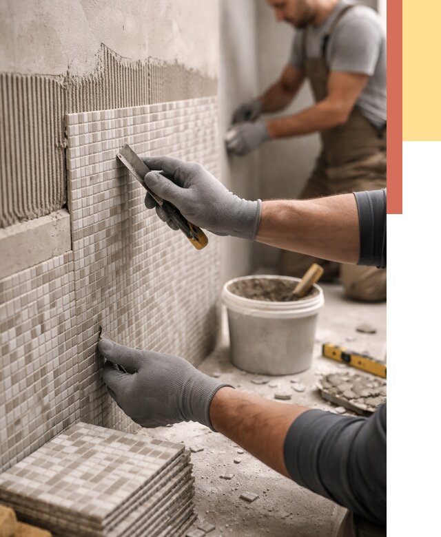 Облицовка стен мозаикой в Усть-куте от 3295 руб/м2 — укладка мозаики на стены | ОТДЕЛОЧНИК-Утк