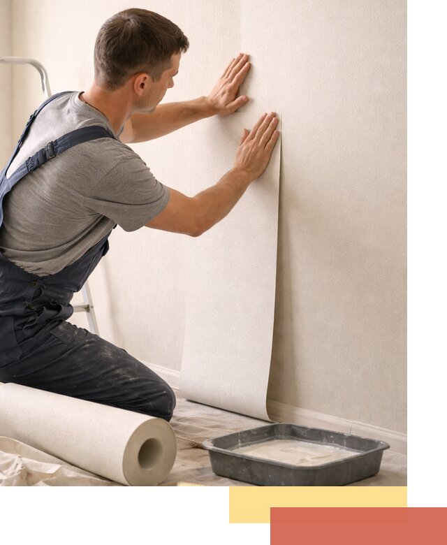 Поклейка флизелиновых обоев в Усть-куте качественно и быстро