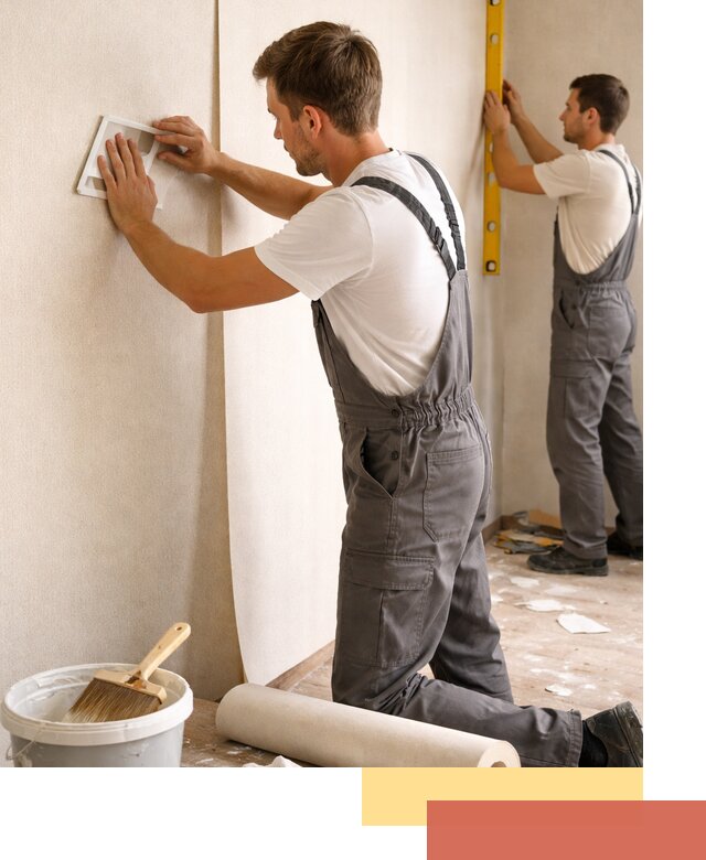 Поклейка бумажных обоев в Усть-куте качественно и недорого