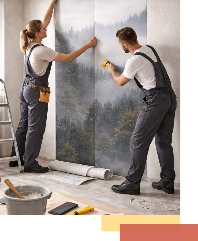 Поклейка фотообоев профессионально в Усть-куте под ключ