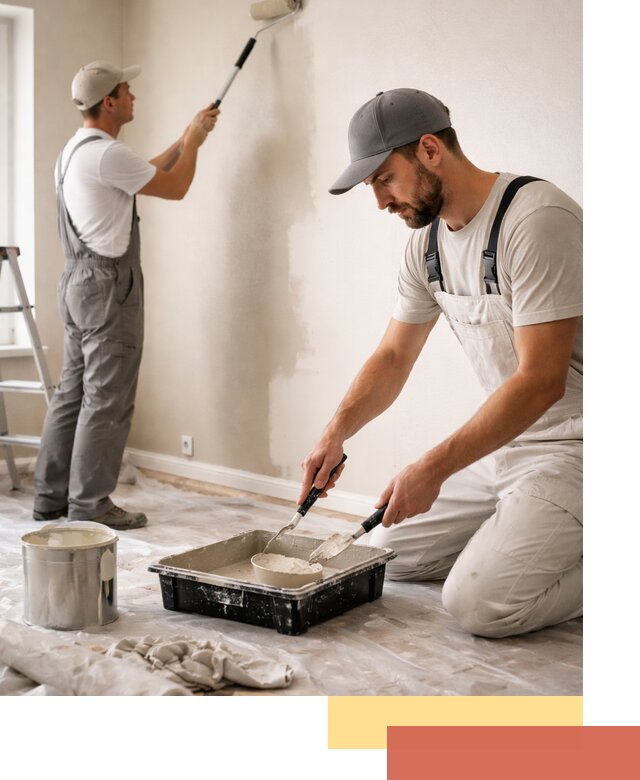 Покраска стен в квартире в Усть-куте — профессионально и аккуратно