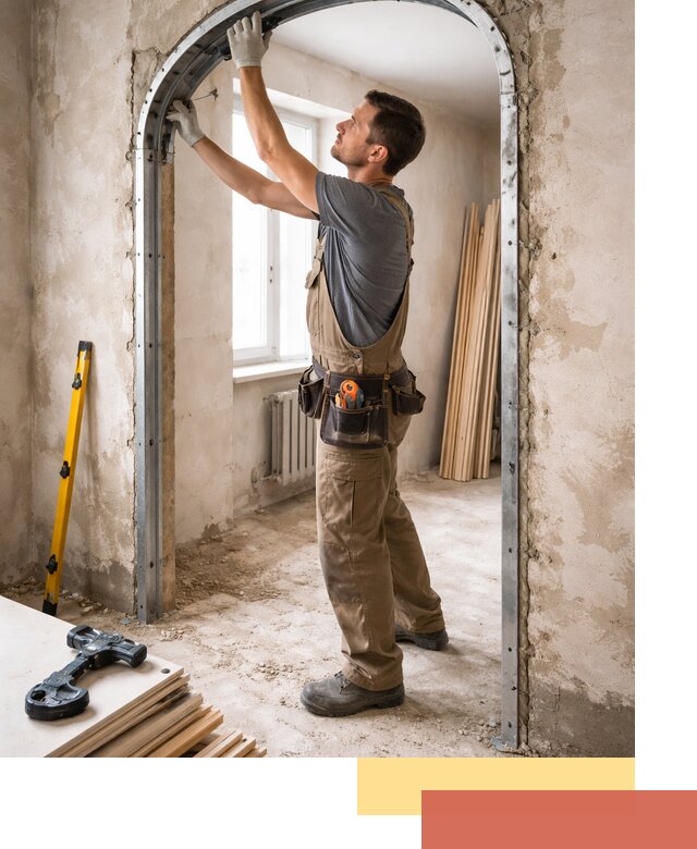 Устройство арочного проема в Усть-куте под ключ