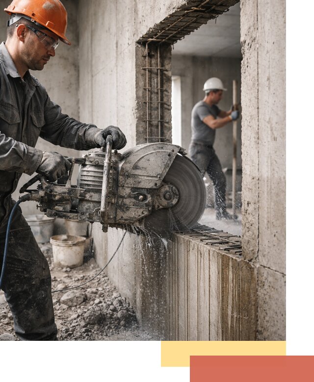 Алмазная резка проемов в Усть-куте быстро и точно