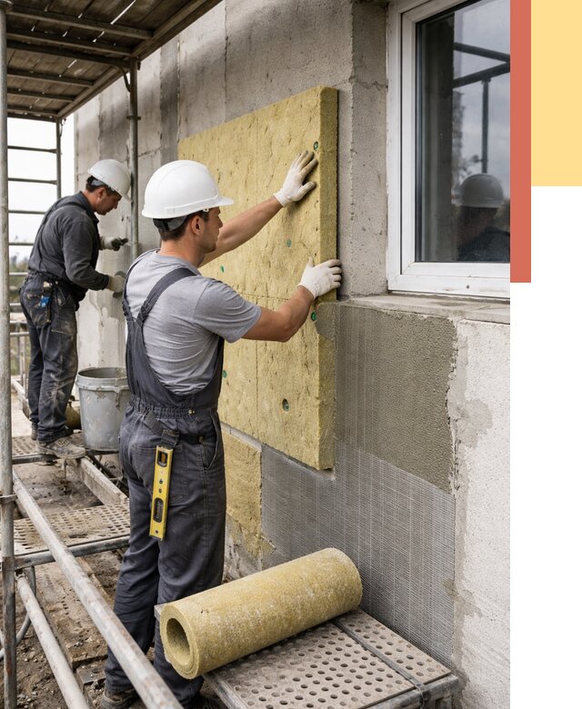 Утепление стен в Усть-куте от 4428 руб. под ключ — быстро и недорого | ОТДЕЛОЧНИК-Утк