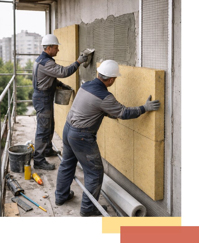 Утепление стен зданий и домов в Усть-куте качественно и надежно