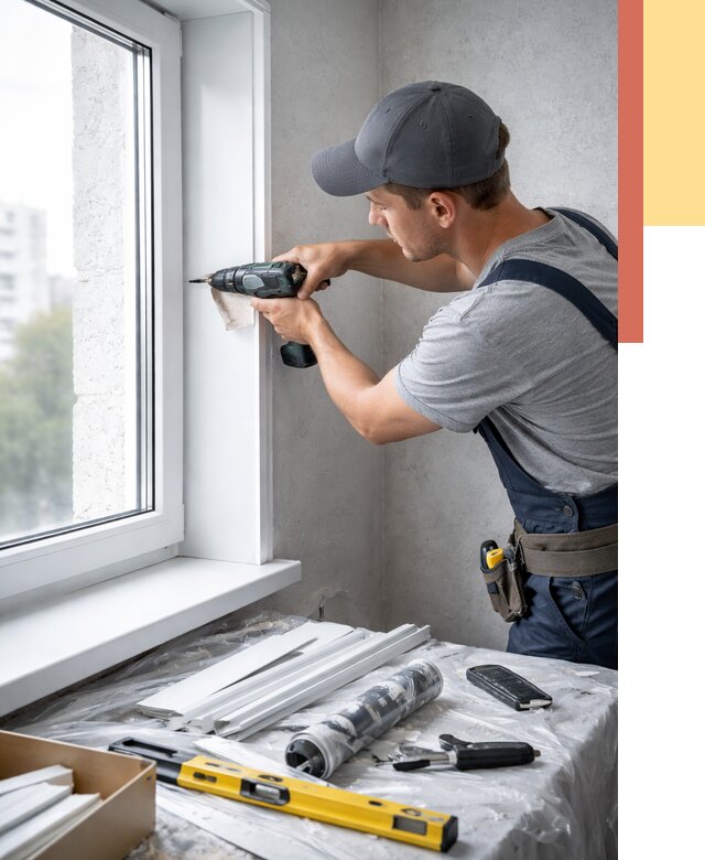 Установка пластиковых откосов в Усть-куте от 2317 руб. | ОТДЕЛОЧНИК-Утк монтаж, быстро и недорого