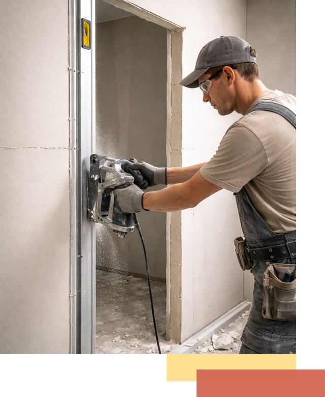 Устройство дверного проема в перегородке в Усть-куте