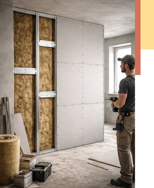 Усиленная перегородка под навеску в Усть-куте от 13180 руб. — монтаж под ключ | ОТДЕЛОЧНИК-Утк