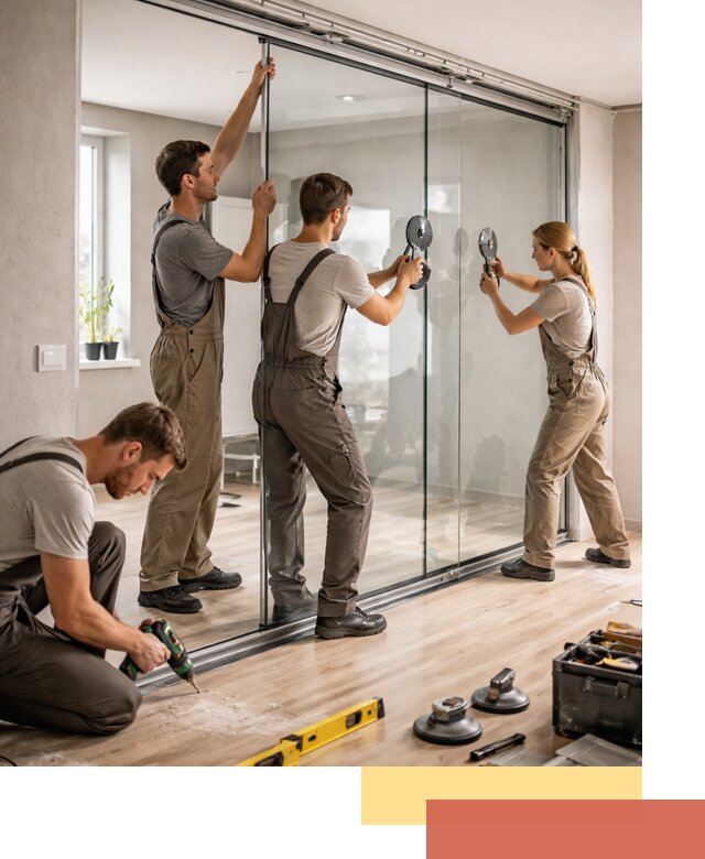 Изготовление стеклянных перегородок на заказ в Усть-куте