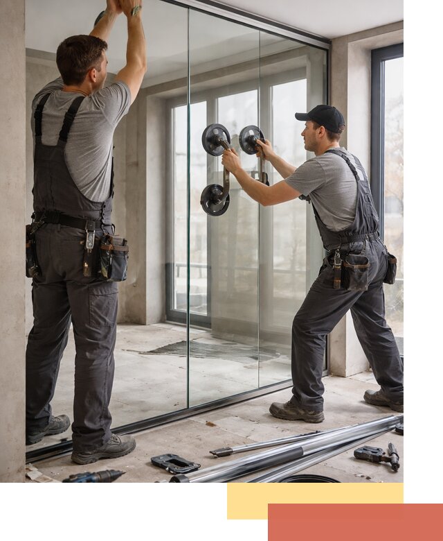 Цельностеклянные перегородки под ключ в Усть-куте