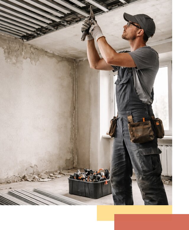 Демонтаж реечного потолка в Усть-куте быстро и аккуратно