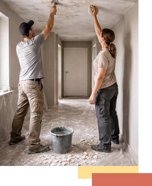 Удаление побелки с потолка в Усть-куте — быстро и аккуратно