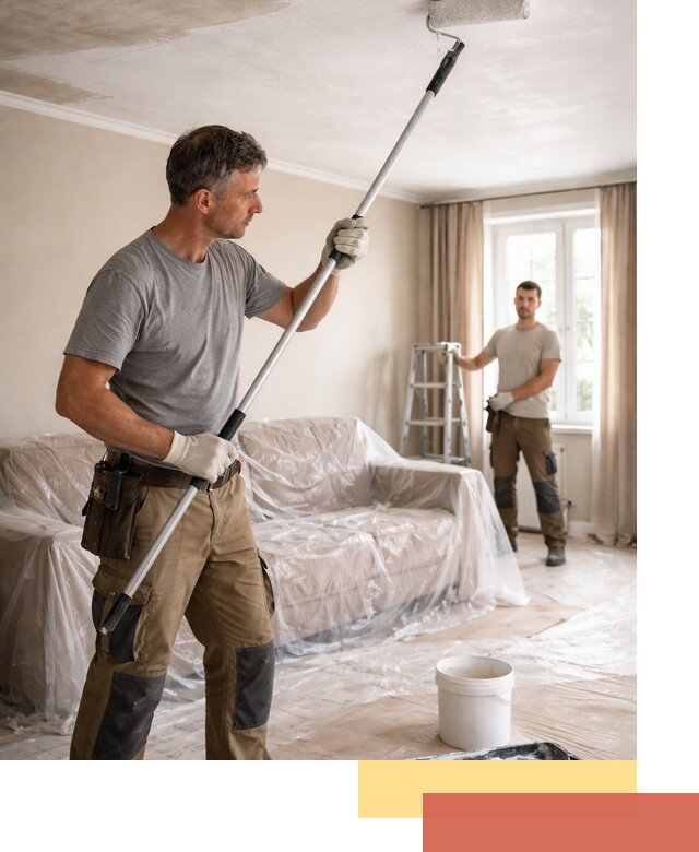 Грунтовка потолка в Усть-куте — подготовка под покраску и отделку