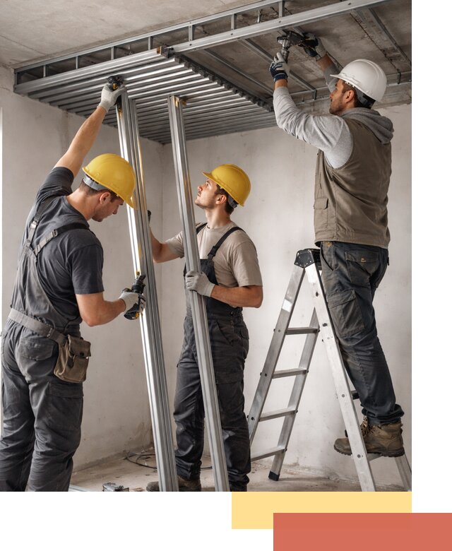 Монтаж реечного потолка под ключ в Усть-куте