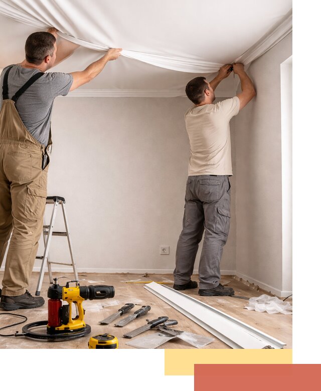 Монтаж ПВХ натяжного потолка в Усть-куте качественно и быстро