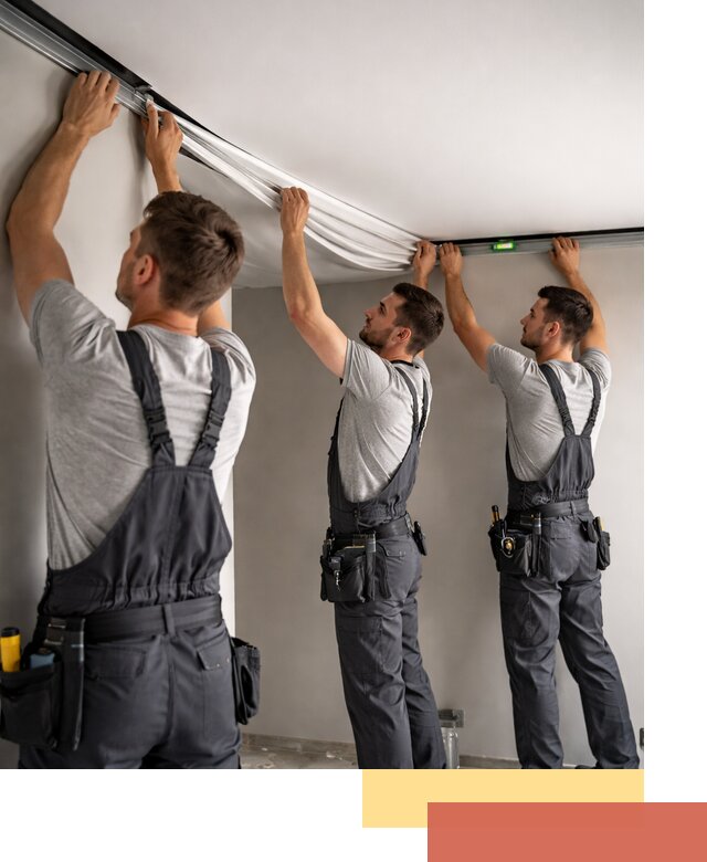 Теневые натяжные потолки в Усть-куте: монтаж и отделка быстро и качественно