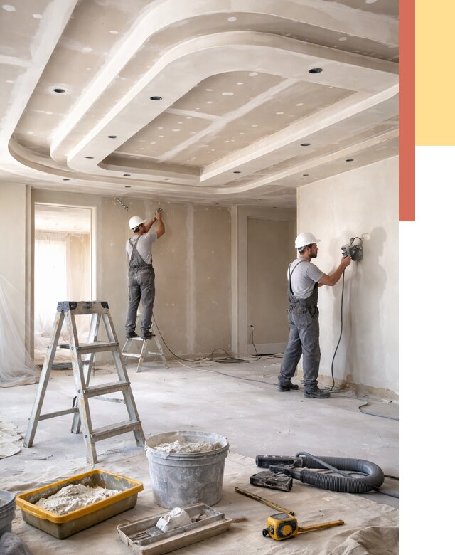 Многоуровневый потолок из гипсокартона в Усть-куте от 772 руб. под ключ | ОТДЕЛОЧНИК-Утк