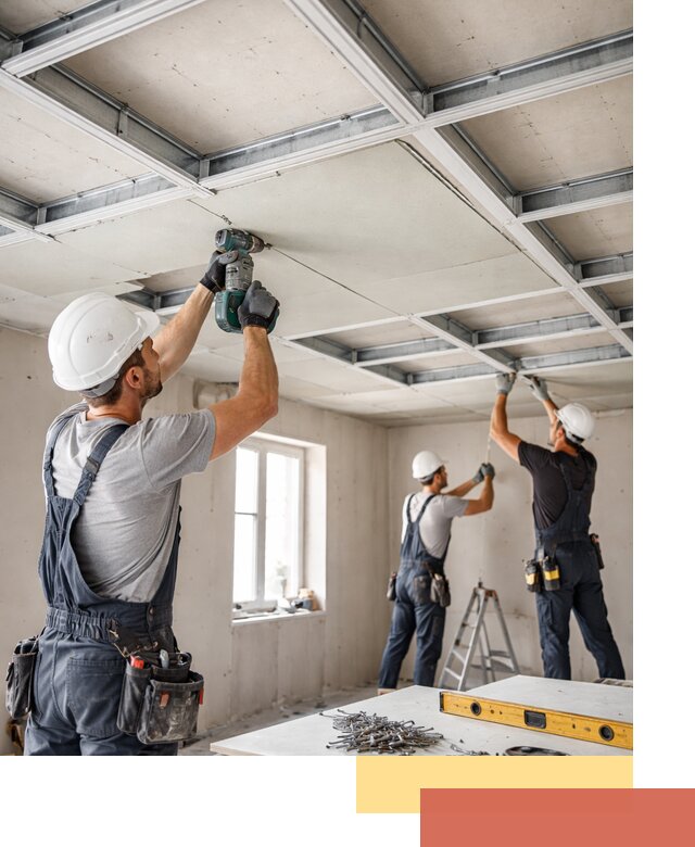 Кессонный потолок из гипсокартона под ключ в Усть-куте