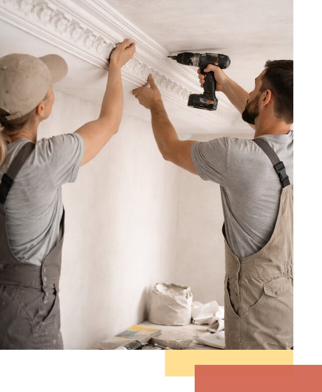 Профессиональный монтаж лепнины на потолок в Усть-куте