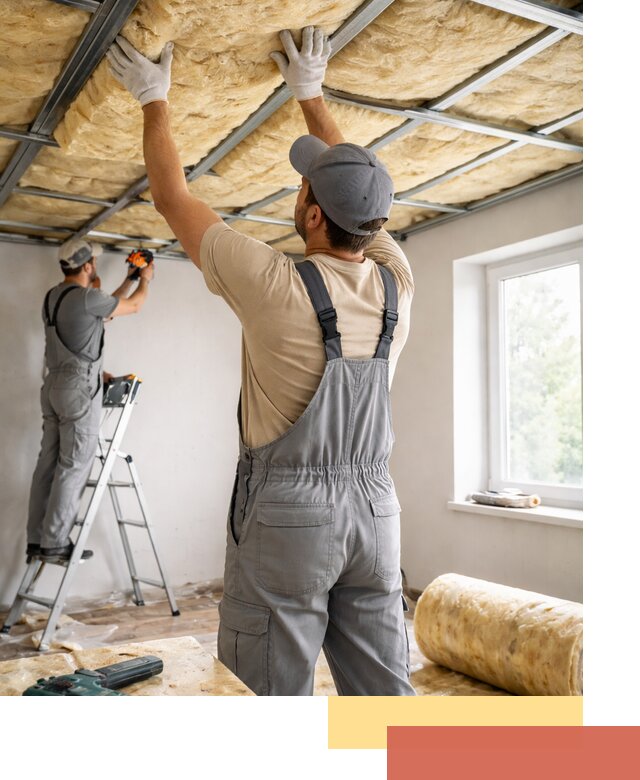 Утепление потолка под ключ в Усть-куте качественно и быстро