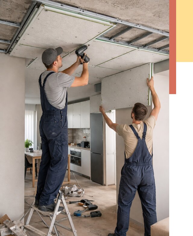 Шумоизоляция потолка панелями зипс в Усть-куте от 1905 руб. под ключ | ОТДЕЛОЧНИК-Утк